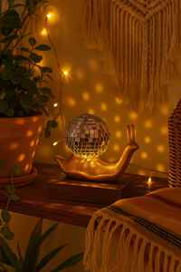 Luces Decorativas Colgantes de Mosaico de Vidrio Hechas a Mano TCE, Decoración para el Hogar de Acción de Gracias, para Sala de Estar, Dormitorio, Fiesta - Product Image 2