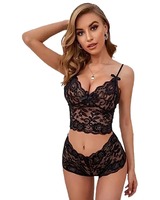 BINNYS Confortable Soutien-Gorge Ensembles Soutien-Gorge et Slip Brassières Bralette pour Femme Sujetador Dentelle Soutien-Gorge Sexy pour Femme