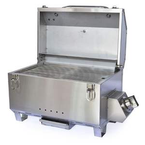 Gril de barbecue en acier inoxydable de 51cm de haute qualité pris en charge par OEM vente en gros 01 brûleurs 304 Inox cabriolet facile à assembler bon prix - Product Image 3