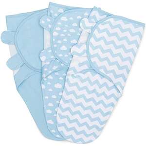 Super Soft Microfiber <b>Newborn</b> Babies Wrap Custom Swaddle <b>Blankets</b> 3 Pcs Pack Made In India And Good Quality And Prices - Product Image 2