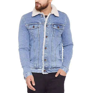 Chaqueta vaquera elegante para hombre con lavado azul clásico, costuras duraderas y comodidad premium para uso diario en la calle. - Product Image 1