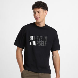 เสื้อยืดผู้ชาย Fit2Fight ลำลอง ผ้าฝ้าย 100% สีพื้น เสื้อยืดคอกลม ขายดี รับสกรีนโลโก้สำหรับผู้ชาย - Product Image 1