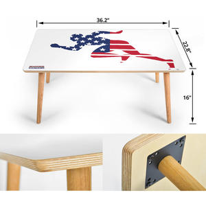 Muebles de Sala de Estar Contemporáneos con Diseño de Estrellas y Rayas, Decorativo Running Man - Product Image 5
