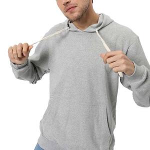 Sudaderas con capucha de gran tamaño 2025 para hombre, sudaderas de algodón de color sólido con técnicas bordadas, Jersey de invierno de manga larga básico - Product Image 6