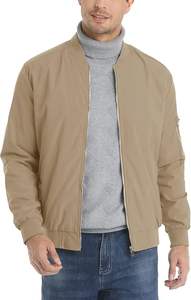 Chaqueta Bomber Taslan para Hombre de Primera Calidad, con Revestimiento de Camuflaje en la Parte Delantera, Impermeable, Cortavientos, Ropa de Calle Formal - Product Image 2
