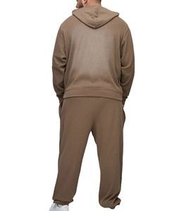 Sweat-shirts et survêtements de sport en molleton français lourd, surdimensionnés, délavés à l'acide, effet délavé au soleil, streetwear, nouveaux vêtements de sport, personnalisés - Product Image 2