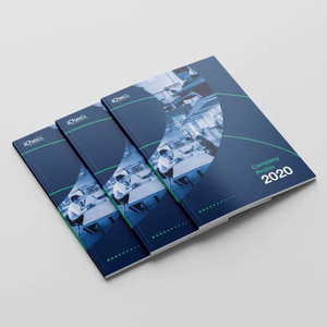 Impresión de catálogo de perfil de empresa corporativa con Encuadernación perfecta Papel DE ARTE Impresión digital Estampado en caliente - Product Image 1