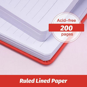 Diario con Copertina Rigida Disponibile in Varie <span class=keywords><strong>Dimensioni</strong></span> Colore Classico Adatto per Uso in Ufficio Viaggi Scuola Quaderni Executive con Copertina Rigida - Product Image 3