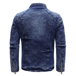 2025 veste en jean élégante pour hommes tenue décontractée OEM vente en gros veste en jean en coton de haute qualité pour hommes à vendre - Product Image 3