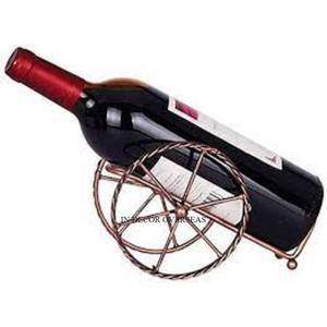 Llamativo Look Birds Designer Anillo chapado en oro y color negro Soporte para botella de vino más exigente de proveedor indio - Product Image 5