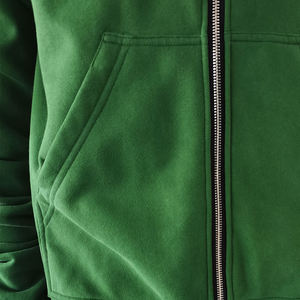 Sweat à capuche unisexe surdimensionné à fermeture éclair intégrale avec logo personnalisé 2023, respirant, de haute qualité, impression lourde avec visage pour l'hiver - Product Image 5