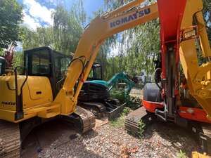 Mini excavatrice de 5 tonnes Komatsu PC56-7 utilisé Komatsu PC56 PC55 avec lame de bulldozer de haute qualité à bas prix - Product Image 5