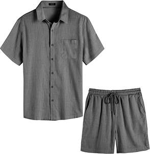 Conjunto Deportivo Personalizado para Parejas, Camiseta Polo y Pantalones Cortos de Invierno para Hombre, Traje de Dos Piezas con Cierre de Cremallera, Chándal Corto de Verano, Logotipo Personalizado, Talla Grande - Product Image 5