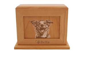 Urna de Madera Grabada Forever Friends para Cenizas Humanas, Urna Grande para Hombre o Mujer Adulto, Urnas de Madera de Palisandro Hechas a Mano para Cenizas Humanas - Product Image 5