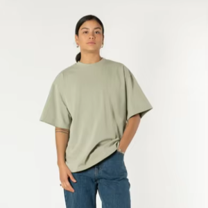 Camiseta 100% algodón Camiseta 240 GSM Camiseta de punto en blanco con patrón de letras Material de poliéster/algodón - Product Image 5