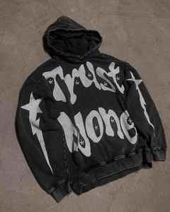 2025 Logo personnalisé surdimensionné lavé à l'acide sweats à capuche sérigraphie Vintage hommes 100% coton goutte épaule S-5XL tailles OEM Service - Product Image 4