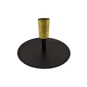 Meilleure vente bougeoir conique en métal fini argent/noir pour la décoration de la maison et de la table de mariage fait à la main personnalisé - Product Image 5