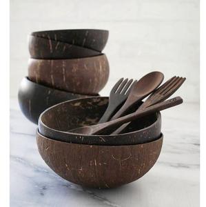 Tazón de Cáscara de Coco Natural Hecho a Mano, Ecológico y Sostenible, para Smoothies, Aperitivos y Ensaladas, Tamaño Personalizado para Cocina Casera, Dios Tiene Misericordia - Product Image 4