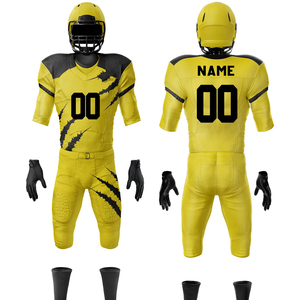 Maillots de football américain sérigraphiés à manches courtes respirants avec logos imprimés par transfert de chaleur vifs et pointus de grande taille - Product Image 3