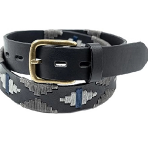 Cinturón de cuero genuino para hombre de alta calidad hecho a mano con hilo de cera duradero Muchos colores y diseños Longitud personalizada OEM disponible - Product Image 1