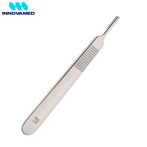 Innovamed Mango de Bisturí Quirúrgico de Acero Inoxidable, Instrumento de Corte Metálico Reutilizable para Uso Hospitalario a Precio Mayorista - Product Image 2