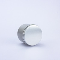 Boîte à pilules en aluminium argenté de 150g, étanche à l'air et à l'humidité, conteneur pharmaceutique 65x50mm, vente en gros