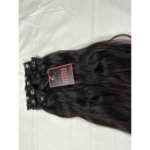 Extensiones de Cabello Virgen Indio Remy de 120g, Ondulado, de 8 a 30 Pulgadas, Ondas Naturales, Clip-In con Encaje HD, Modelo de Extensiones de Cabello Humano - Product Image 1