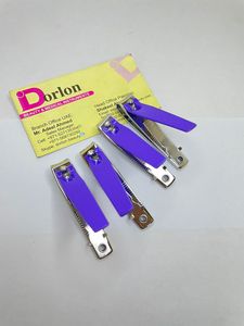 Ensemble de coupe-ongles professionnel à large ouverture de mâchoire avec revêtement en poudre violet de qualité durable ongles pointus en acier inoxydable avec logo personnalisé - Product Image 4