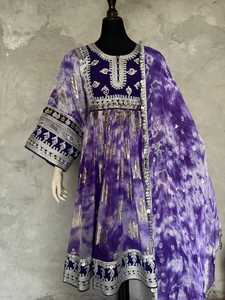 ชุดเดรส Afghan kuchi สำหรับผู้หญิงเดรสเทศกาลวัฒนธรรมปักลายเพชรแบบดั้งเดิมงานวินเทจ2025 - Product Image 3