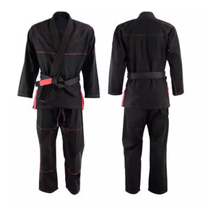100% coton haute qualité Gis universel personnalisé BJJ uniformes coloré Jiu Jitsu Kimono respirant combat Arts martiaux porter - Product Image 3