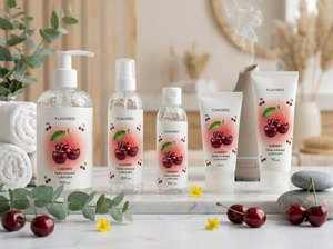 Lubricante a Base de Agua con Sabor a Cereza, Botella con Atomizador de 200 ml, Ecológico, a Base de Plantas Naturales Puras para Uso Adulto - Product Image 6