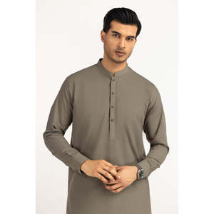 ชุดสูทเบสิค SK-BSC25-114 ทรงปกติ สำหรับเจ้าบ่าว สีเขียวอ่อน ผ้าผสม เหมาะสำหรับฤดูร้อน โอกาสพิเศษแบบตะวันออก - Product Image 1