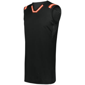 Maillot de basket-ball pour homme, vente chaude, qualité supérieure, dernier design, tissu en polyester, couleur unie, sans manches, léger - Product Image 4
