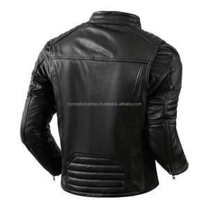 Chaqueta de Cuero Casual para Hombre, Cómoda, de Alta Calidad, Transpirable, Diseño Personalizado, a la Moda, Resistente al Viento, Ecológica - Product Image 5