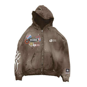 Sudaderas con Efecto Desgastado para Hombre, Ropa Casual con Tela Suave y Transpirable, Textura Vintage Moderna y Comodidad Diaria - Product Image 6