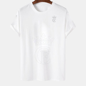 Camisetas hechas de tamaño personalizado para hombre Low Moq Hombres 100% Camisetas de algodón Uso cómodo Camisetas de moda para hombre - Product Image 1