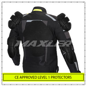 Veste d'été en textile pour motardes, maille ventilée, certifiée CE, vêtements de protection pour la conduite - Product Image 5