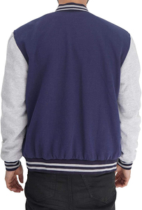 2026 Unisex Winter Jacket Plus Size Stand Collar Casual Canvas Letterman Varsity Jacket CollegeBaseballjacket for men - Product Image 4