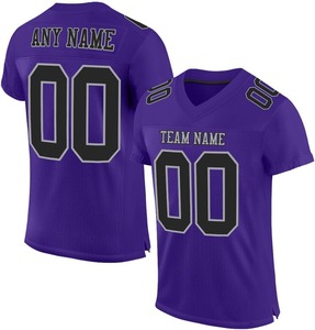 Camisetas de Fútbol Americano Personalizadas OEM 2026, Precio de Fabricante, Secado Rápido, Transpirables, Absorben la Humedad, Poliéster con Transferencia de Calor - Product Image 5