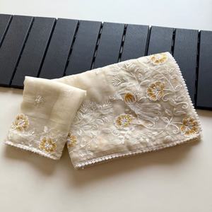 Sari in Chiffon per Feste con Perline Premium e Ricami Floreali, Fornitore ed Esportatore Mondiale a Prezzi all'Ingrosso - Product Image 1