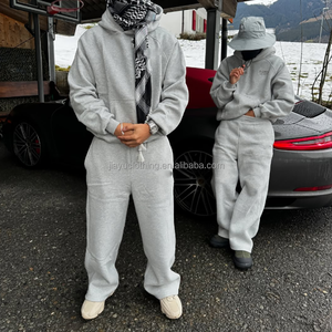 Survêtements imprimés personnalisés Baggy lourd polaire surdimensionné Survêtement de course pour hommes Sweat à capuche Pantalons de survêtement pour hommes Tenues de survêtement pour hommes - Product Image 1