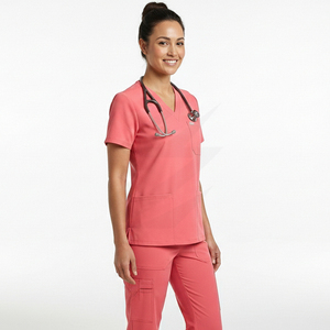 Uniforme Médico para Mujer, Conjunto de Uniforme Quirúrgico, Diseño Personalizado, Ropa de Trabajo para Enfermeras, Venta al por Mayor - Product Image 4