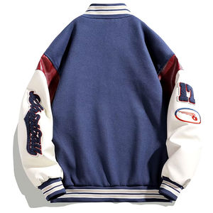 Veste de moto de haute qualité OEM personnalisée en gros à la mode pour hommes fabricant Logo personnalisé Veste de motard en relief pour hommes - Product Image 5