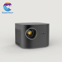 Projecteur de cinéma maison intelligent Superlieur F18 3D Beam 1080P HD Wifi avec 430 ANSI LED LCD 2G RAM Android Compatibilité Android