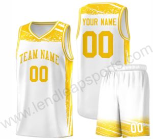 Maillot de basket-ball réversible à sublimation professionnelle personnalisé noir et rouge uniformes de basket-ball grande taille - Product Image 3