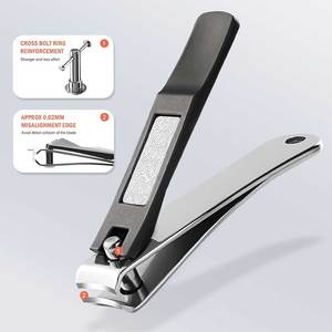 Coupe-ongles Premium avec poignée antidérapante Coupe-ongles compact et pliable en acier pour un rangement facile - Product Image 2