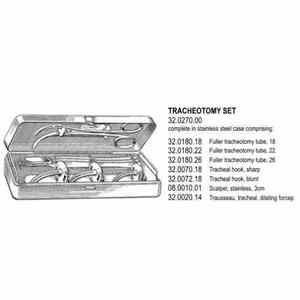 Jeu d'instruments chirurgicaux pour trachéotomie 34 pièces approuvé CE Jeu d'instruments chirurgicaux pour trachéotomie de qualité à des prix abordables - Product Image 2