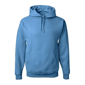 2023 logotipo personalizado de lujo 100% algodón polar Color en blanco Anti-Pilling Plain Dye Pullover Hoodie hombres - Product Image 1