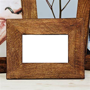 Tối giản Khung gỗ rắn tường trong gỗ tự nhiên màu ngang treo thiết kế cho thư giãn sang trọng khung gỗ sản phẩm - Product Image 4