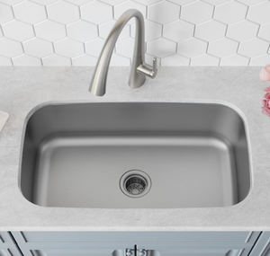 Fregadero de granja bajo encimera de Grado Profesional, acero inoxidable 304, con superficie resistente a los arañazos para cocinas activas, de grado profesional, - Product Image 4